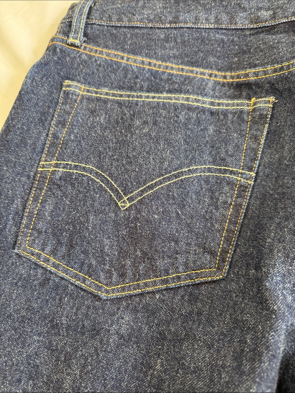 Levi’s 501Z XX Men's Dark Blue Casual Straight-Leg Jeans,Rare 36 X32 Mint - Picture 6 of 7